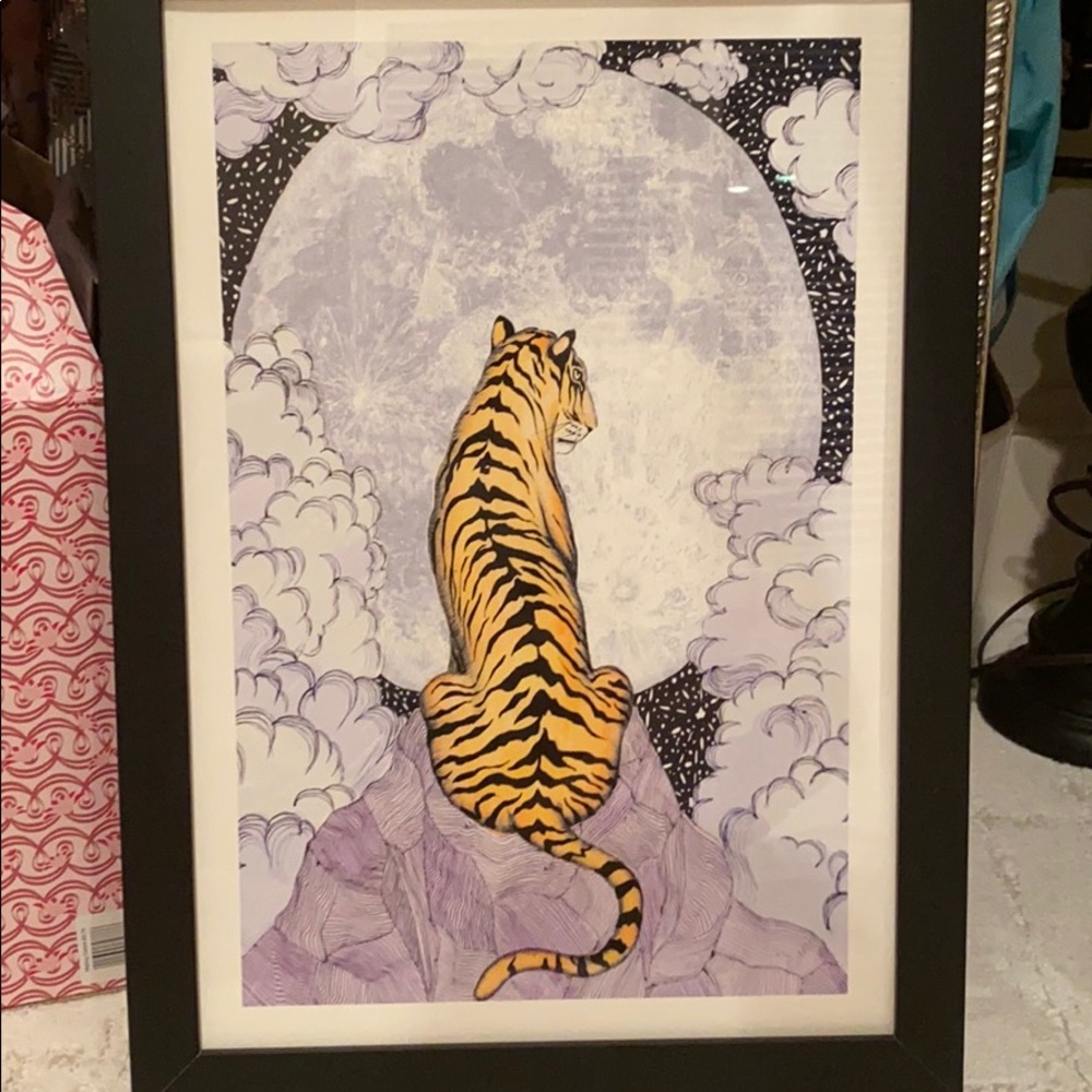Urban outfitters tiger painting